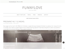 Tablet Screenshot of funnyloveblog.com